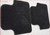 2004 to 2009 Jaguar XJ8 Vanden Plas Rear Carpet Floor Mat Set Black