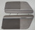 Rear Speaker Cover Gray Leather Set 1989-1993 Thunderbird & Cougar Grade C