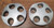 Wheel Cap Insert Set of 2 1996 1997 Ford Thunderbird Mercury Cougar
