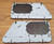 Rear Speaker Cover Mocha Wood Grain Set 1989-1993 Thunderbird Cougar