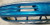 1991 1992 1993 Mercury Cougar Front Bumper Cover Cayman Blue