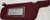 1989 1990 1991 1992 1993 Thunderbird Cougar Sun Visor LH Red