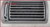 1993 1994 1995 1996 Lincoln Mark VIII Dash Left/Right Air Vent Set Gray Grade A