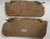 1993 1994 1995 1996 Lincoln Mark VIII Sun Visor Set with Shade Tan Grade C