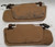 1993 1994 1995 1996 Lincoln Mark VIII Sun Visor Set with Shade Tan Grade C