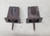 1985 1986 1987 1988 THUNDERBIRD COUGAR Sun Visor Clip Set Brown E7SB-6304132-AWA