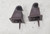 1985 1986 1987 1988 THUNDERBIRD COUGAR Sun Visor Clip Set Brown E7SB-6304132-AWA