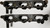 2002 to 2008 JAGUAR S-TYPE S Type  V6 3.0 3.0L LOWER INTAKE MANIFOLD SET