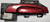 2000-2008 JAGUAR Stype S-TYPE S Type  RH Front Exterior Door Handle Red