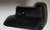 1998-2003 Jaguar XJ8 VDP Rear Seat Mount Finishing Panels Black