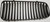 1998-2003 Jaguar X308 XJR XJ8 Gray Argent LH RH Radiator Front Grill Grille Insert Set