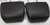 2009 10 11 2012 FORD FLEX 2ND ROW HEADREST 2 Pack Black Leather