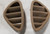 1997 to 2006 JAGUAR XK8 XKR Dash Side Vent Set Tan GJA6604AA GJA6605AA