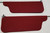 1989 Lincoln Town Sun Visor Set Red Cloth OEM