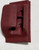 1989 Lincoln Town Sun Visor Clip Red E0VB-5404132-AWD