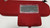 1989 to 2006 FORD RANGER Sun Visor Set Red Ford OEM