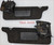 1994 to 2004 FORD MUSTANG Convertible Sun Visor Set Black  Cloth