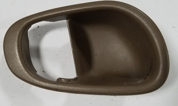 2003-2008 JAGUAR S-TYPE S Type LH DOOR PANEL Handle Cup Insert Dark Tan