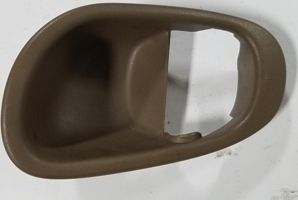 2003-2008 JAGUAR S-TYPE S Type RH DOOR PANEL Handle Cup Insert Dark Tan