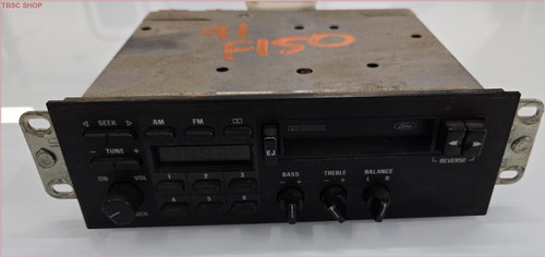 Radio Tape Player Non-Premium Sound 1990 1991 F150 F250 F350 Bronco FOTF-19B132-AA