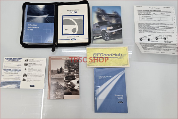 2003 Ford F-Series F150 Owners Manual Collection with Case Ford OEM