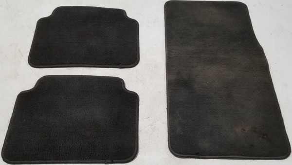 2000 2001 2002 LINCOLN LS Floor Mat Partial Set Black Ford OEM