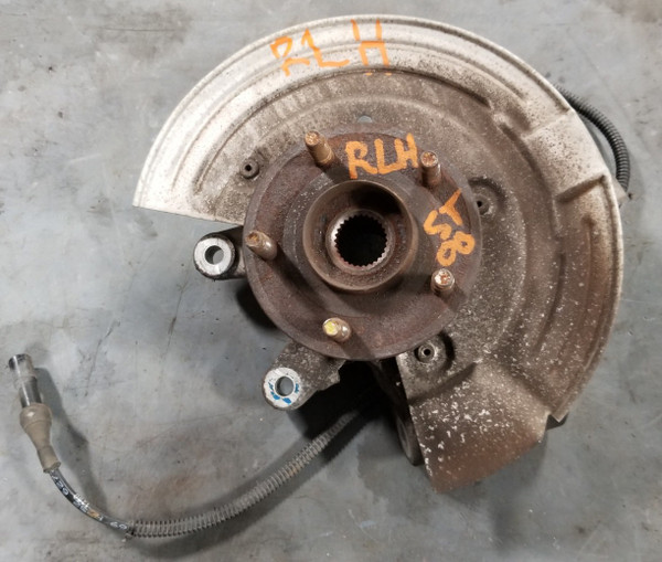 2000 2001 2002 JAGUAR S-TYPE REAR LH Driver SPINDLE KNUCKLE WHEEL HUB