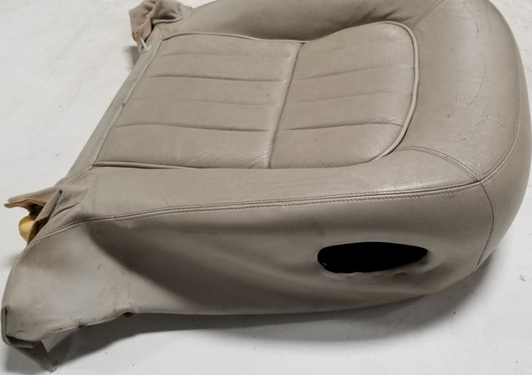 1998 to 2003 Jaguar XJ8 Front RH Right Lower Seat Cushion Trim Oatmeal