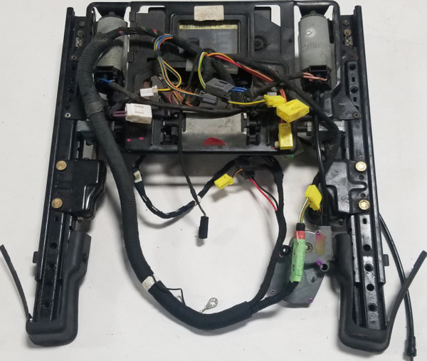 1998 to 2003 Jaguar XJ8 VDP XJR RIGHT RH Passenger FRONT SEAT TRACK WITH MOTORS with Module