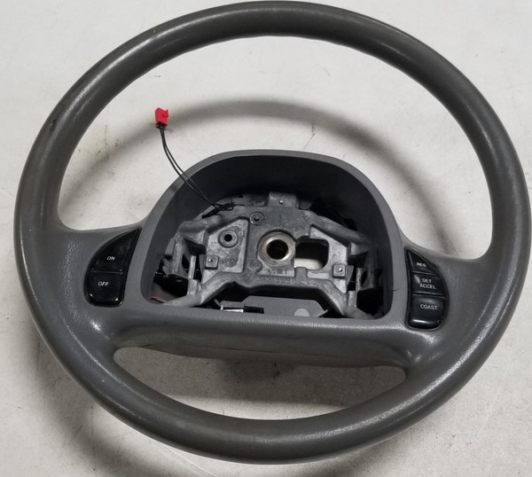 1998 1999 2000 2001 2002 LINCOLN TOWN CAR STEERING WHEEL Gray with Cruise Switches