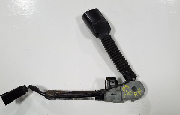 2009 10 11 2012 FORD FLEX Seat Belt Clip Front RH Passenger Side Black OEM