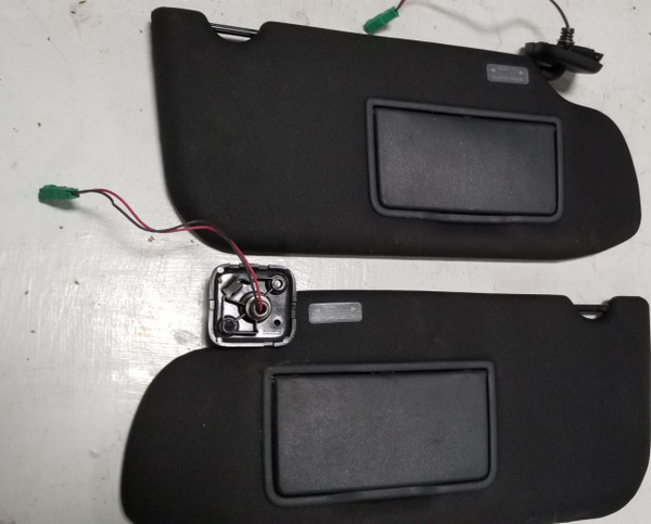 2009 to 2016 LINCOLN MKS Sun Visor Sunvisor Set Black OEM