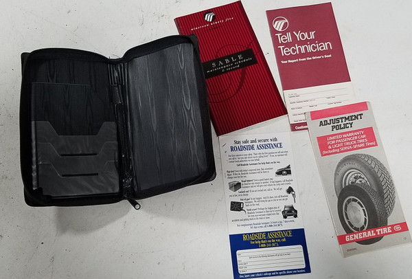 1995 Mercury Sable Owner's Manual Case  with Inserts OEM