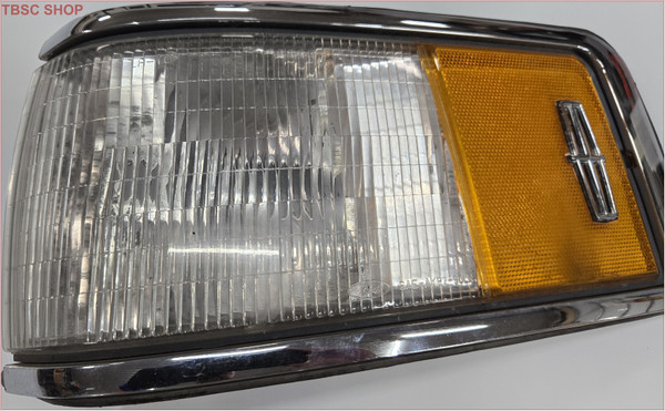 1990 91 92 93 1994 Lincoln Town Car LH Driver Turn Signal Side Marker Light Lamp