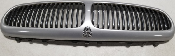 2002 03 04 05 06 07 2008 Jaguar X-Type Front hood Grill Grille Assembly Silver