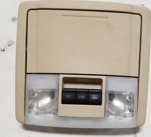 2009 10 11 2012 Lincoln MKS Front Dome Light Sunroof Switch Rear Shade Control Tan