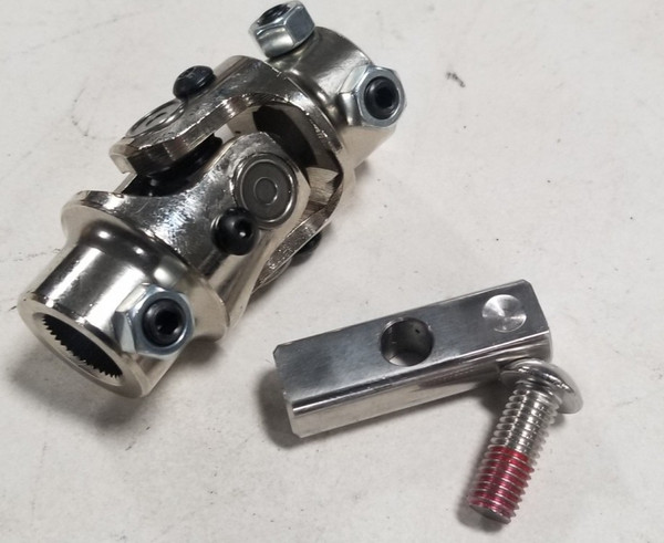 1989-98 Thunderbird Cougar MARK VIII Nickel Plated Steering Rag Joint 3/4 DD
