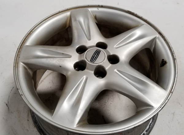 2000 01 02 03 04 05 2006 Lincoln LS 17 Inch Aluminum Rim 5 SPOKE Silver Item 4