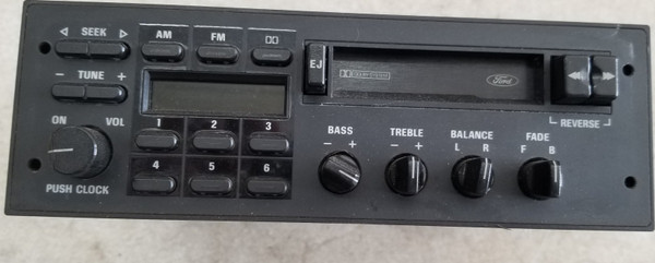 1991 1992 1993 Ford Ranger E150 E250 Explorer AM FM Tape Cassette Radio F13F-19B132-BA