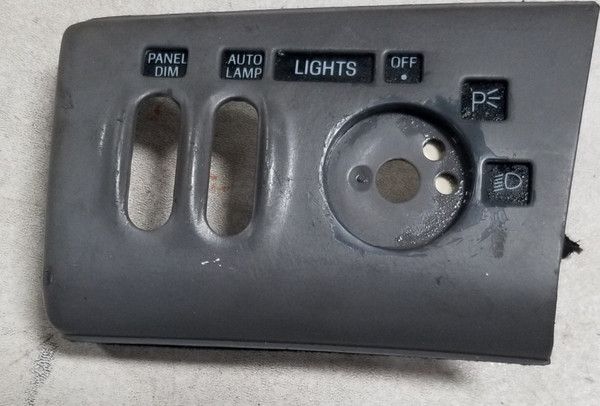 1993 1994 1995 1996 Lincoln Mark VIII Headlight Switch Panel Gray Grade A