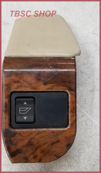 1995 1996 1997 JAGUAR XJ6 XJ12 XJR Front Right Passenger Window Switch Wood Assembly