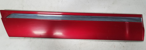 1998 99 00 01 2002 Lincoln Continental Right REAR DOOR TRIM MOLDING Red OEM
