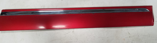 1998 99 00 01 2002 Lincoln Continental Right FRONT DOOR TRIM MOLDING Red OEM