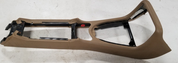 1997 to 2003 Jaguar XK8 XKR 4.0L CONVERTIBLE CENTER CONSOLE FRAME TAN SDC