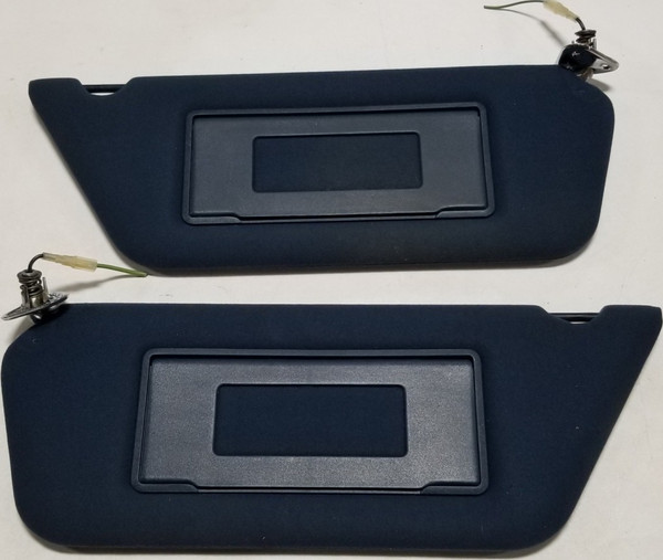 1986 1987 Ford LTD Crown Victoria Sun Visor Set Blue OEM