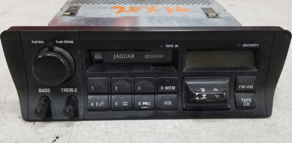 1991 92 93 1994 Jaguar XJ6 XJ12 Radio Cassette Player Receiver AM FM DBC11303 Head Unit