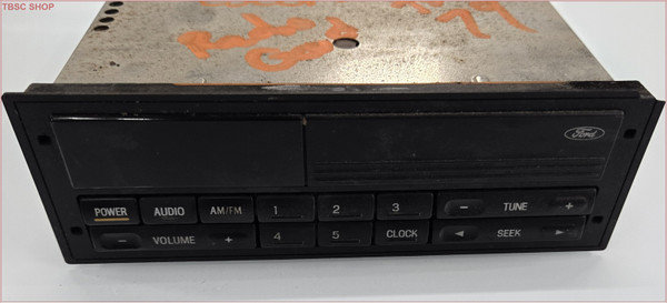 1995 1996 FORD TEMPO TOPAZ Escort AM FM RADIO F5CF-19B131-AA F5CF19B131AA