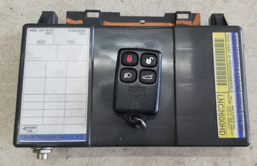 1998 1999 2000 JAGUAR XJ8 XJ8L VDP SLM SECURITY MODULE w/ FOB LNC2600HE