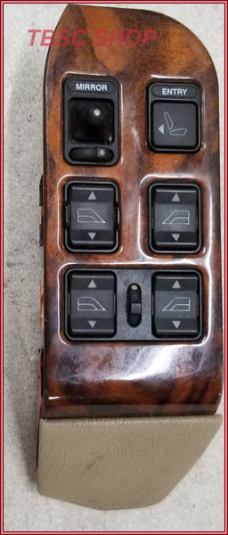 1993 1994 JAGUAR XJ6 XJR XJ12 VDP MASTER WINDOW SWITCH LEFT OEM
