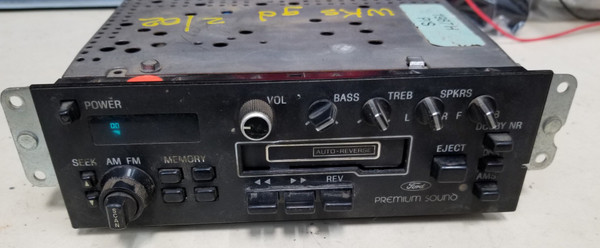 1988 1989 Lincoln Mark VII Town Car Radio Tape Player E8VF-18B865-DB Premium Sound
